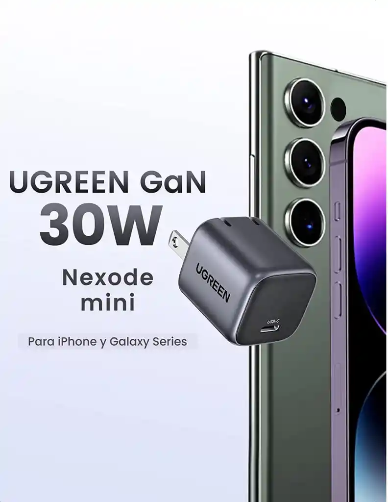 Cargador Tipo C De 20w Ugreen 90902 Carga Rápida