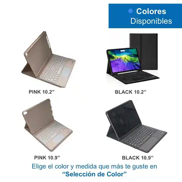 Case Smart Case Touch Ipad Linkon Negro - 10.9