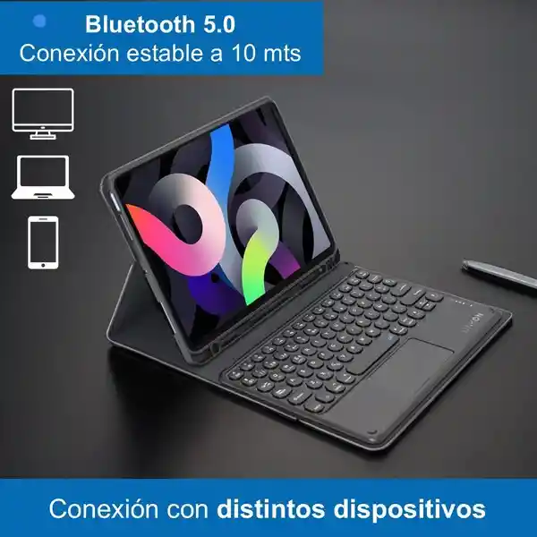 Case Smart Case Touch Ipad Linkon Negro - 10.9