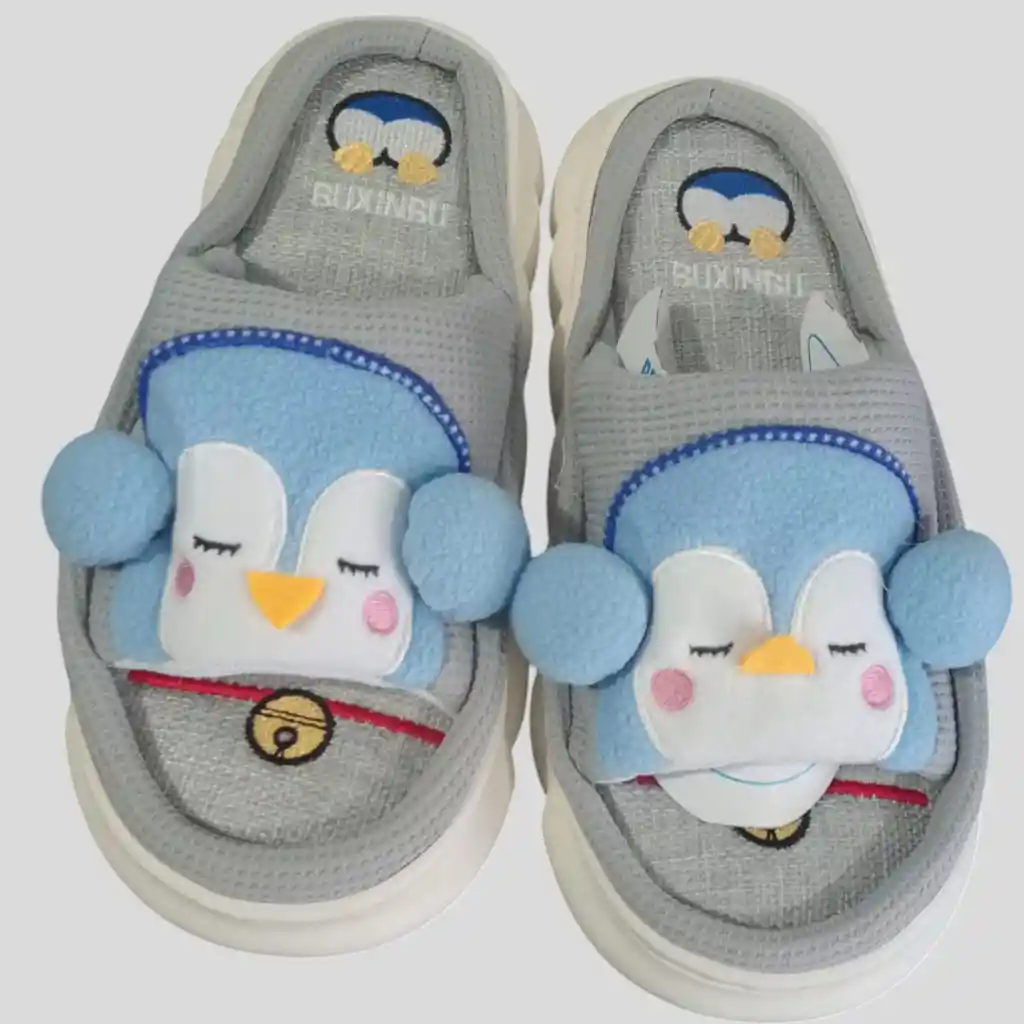 Pantufla Animales Adulto Pingüinos Talla 41