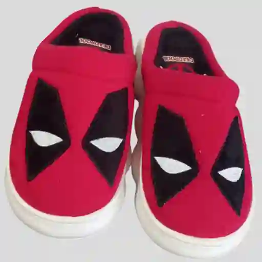 Pantufla Adulto Deadpool Talla 41