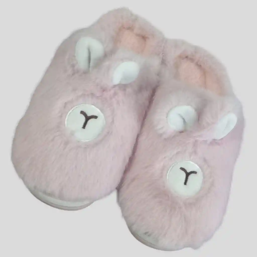 Pantufla Bordada Adultos Conejo Talla 39