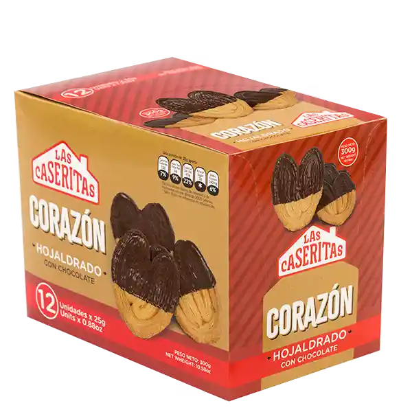 Corazon Hj Con Chocolate Display X 300 G