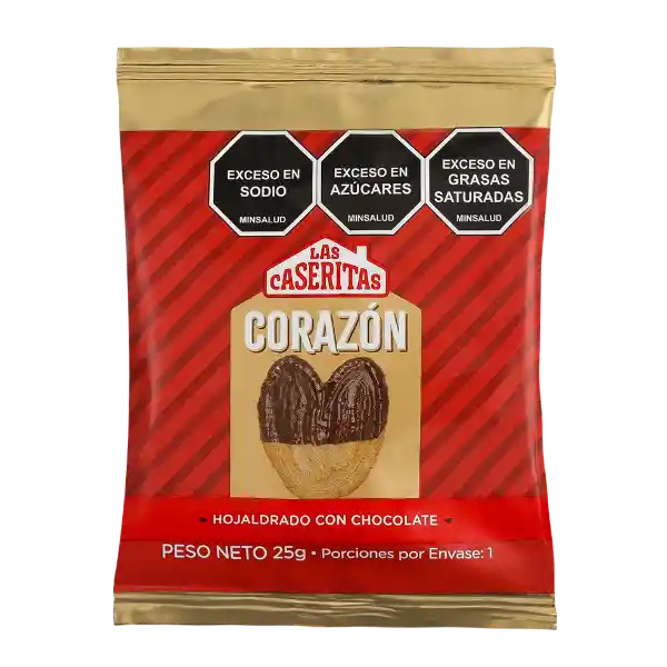 Corazon Con Chocolate X 25 G Individual