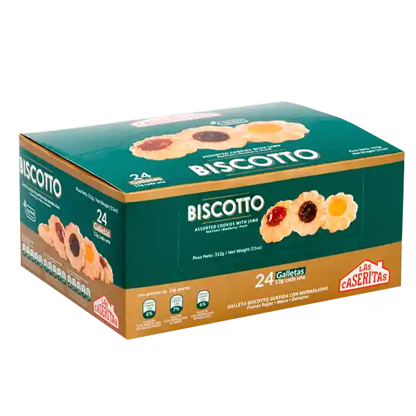 Galleta Biscotto Surtida X312g