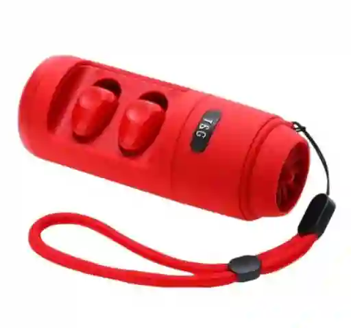 Parlante Bluetooth Portátil Tg806 Rojo