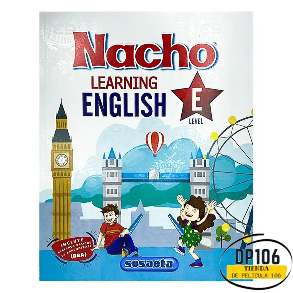 Libro / Cartilla Nacho Ingles Learning English E