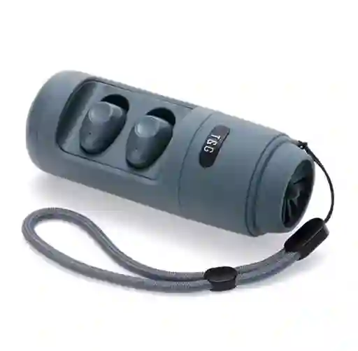Parlante Bluetooth Portátil Tg806 Gris