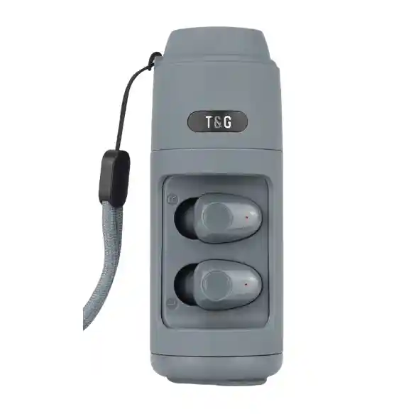 Parlante Bluetooth Portátil Tg806 Gris