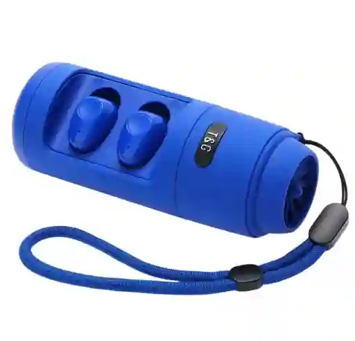 Parlante Bluetooth Portátil Tg806 Azul