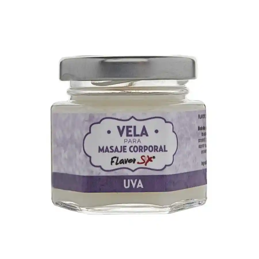 Vela De Masajes Corporal Uva Flavor