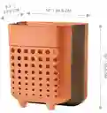 Cesta De Almacenamiento Plegable Canasta Adhesiva