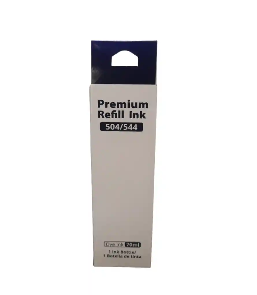 Tinta 544 Epson Negra Genérica Para Impresora L1110 L3110 L3150 L5190