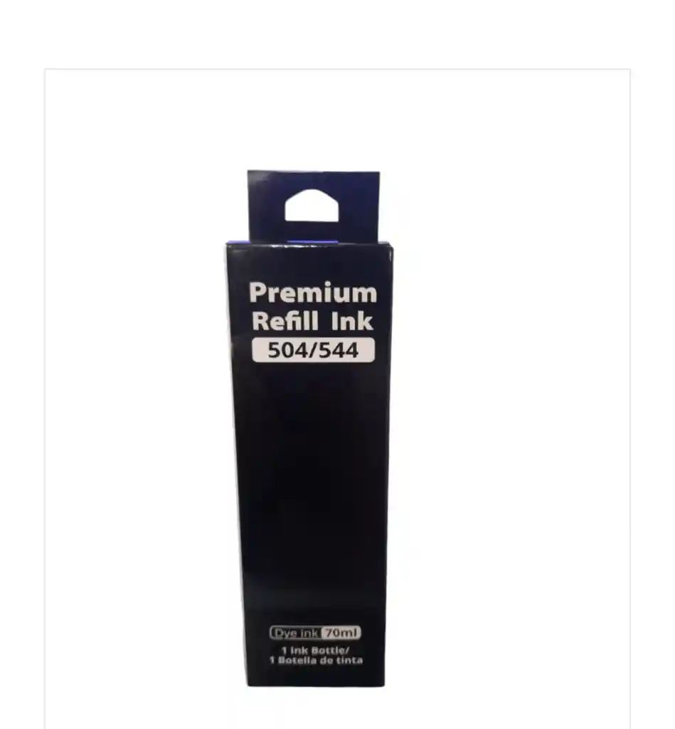 Tinta 544 Epson Negra Genérica Para Impresora L1110 L3110 L3150 L5190