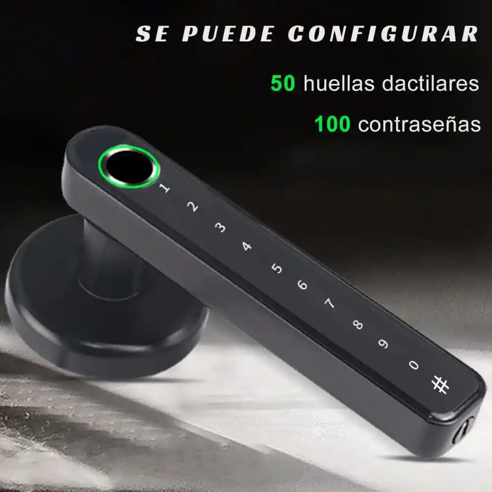 Cerradura Chapa Seguridad Inteligente Huella Tuya Smart F3