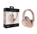 Diadema Inalámbrica Con Bluetooth, Teléfono, Radio Y Música, Aislador De Ruido / Modelo P2962 (rosado Claro)