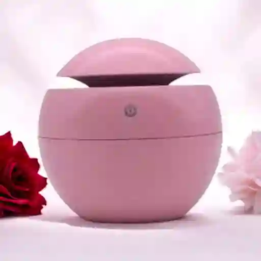 Humidificador Difusor De Aroma Usb Vapor Frío Con Luz Led (rosado) + 1 Esencia