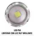 Linterna 5 Modos De Luz, Recargable, Usb Con Zoom Xpe-cob