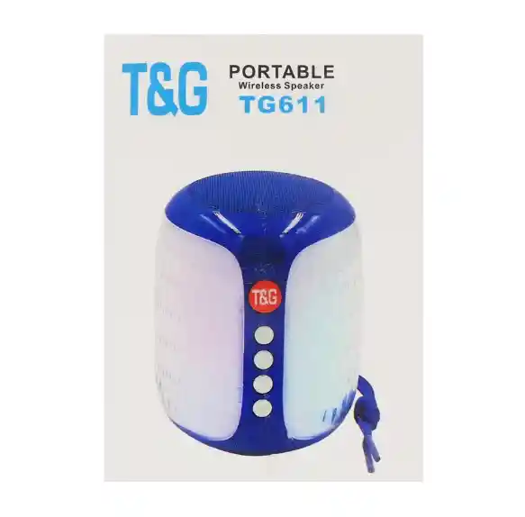Parlante Conexión Inalámbrica Tg-611 Azul