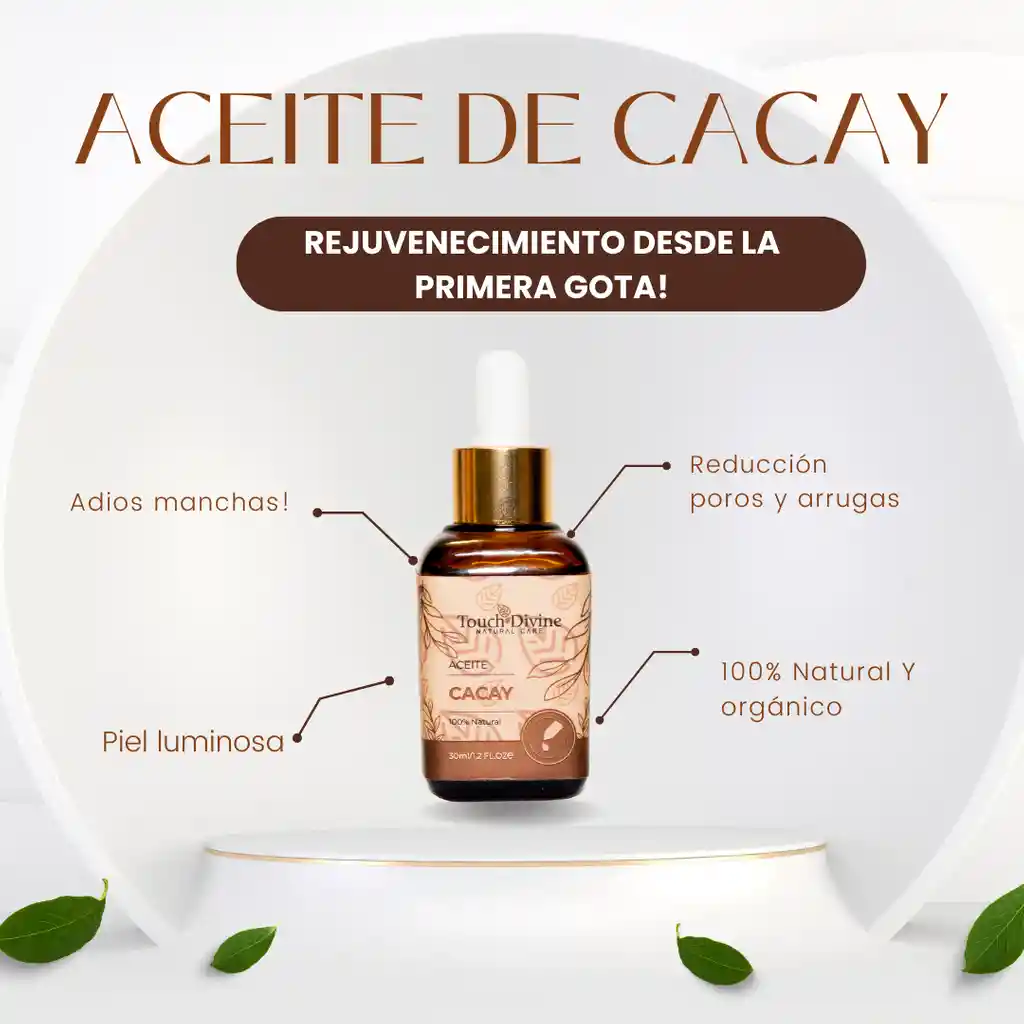 Aceite Hidratante Antienvejecimiento Facial De Cacay