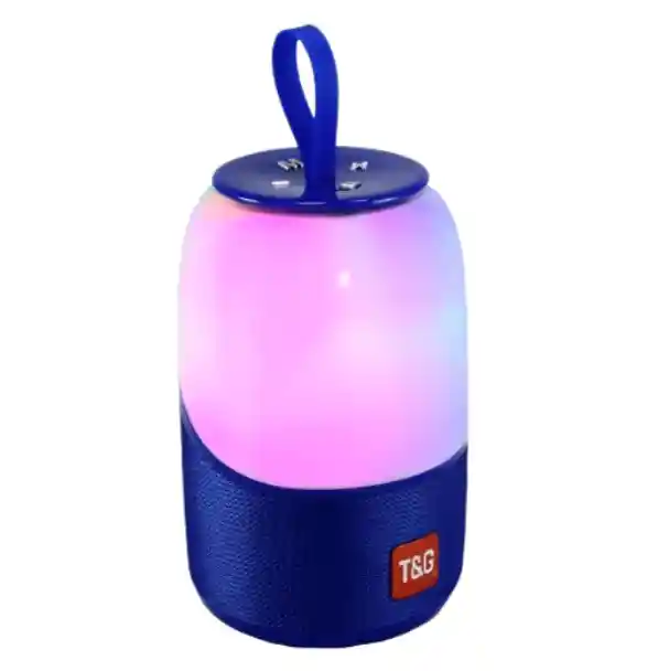 Parlante Tg608 Azul Portátil De Alta Potencia