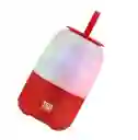 Parlante Tg608 Rojo Con Bluetooth Y Luces Led
