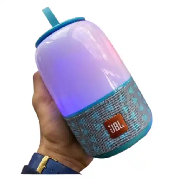 Parlante Tg608 Celeste Con Batería Recargable Y Manija Portátil