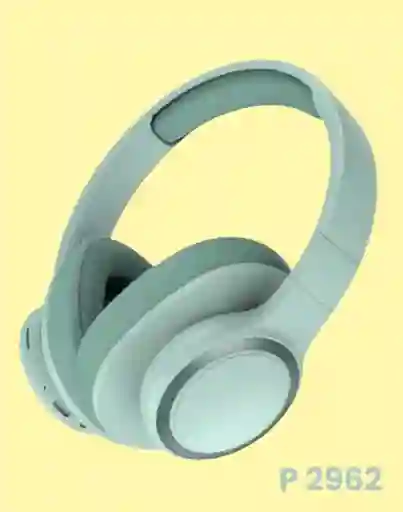 Diadema Inalámbrica Con Bluetooth, Teléfono, Radio Y Música, Aislador De Ruido / Modelo P2962 (verde Menta)