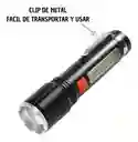 Linterna 5 Mosos De Luz, Recargable, Usb Con Zoom Xpe-cob