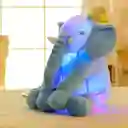 Almohada Antirreflujo De Peluche Elefante Azul, Con Iluminación Y Cobija Independiente Del Relleno, Hecho De Tela 100% Antialérgica, Textura Extra Suave Y Cómoda
