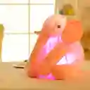 Almohada Antirreflujo De Peluche Elefante Rosa, Con Iluminación Y Cobija Independiente Del Relleno, Hecho De Tela 100% Antialérgica, Textura Extra Suave Y Cómoda