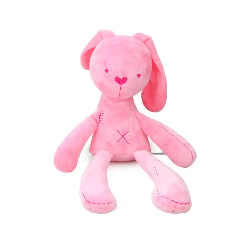 Muñeco Conejo Rosa De Peluche Para Abrazar Y Calmar Al Recién Nacido, Suave Juguete Para Dormir