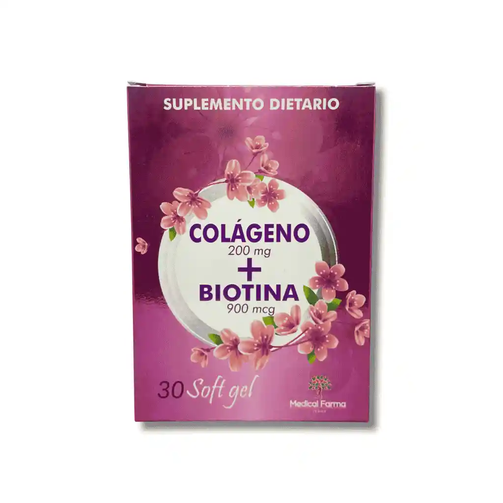 Colageno 200 Mg Y Biotina 900 Mcg