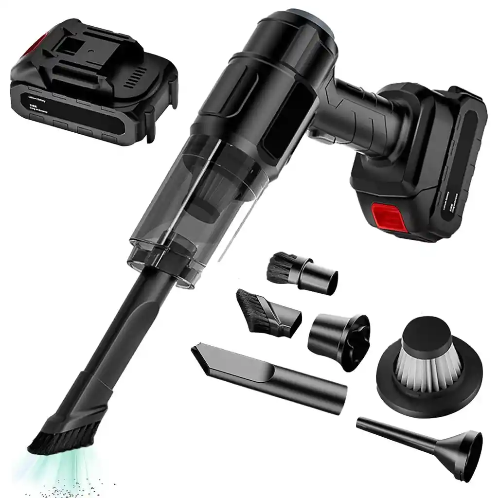Aspiradora De Mano Para Autos Y Hogar Usb Bateria 45v