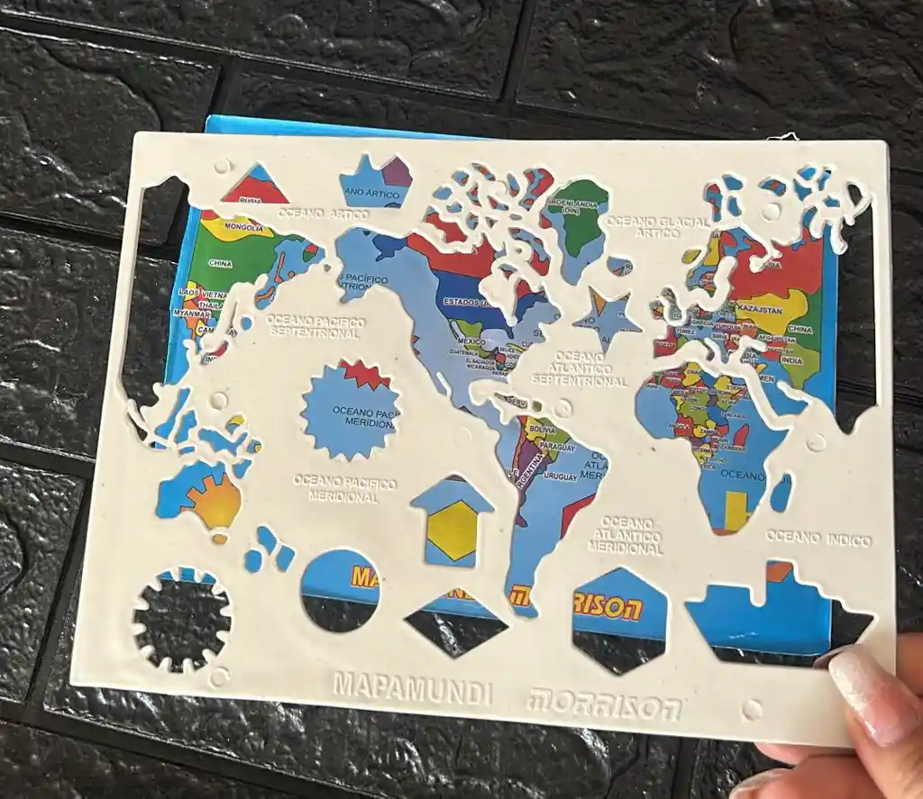 Plantilla Mapa Mundi