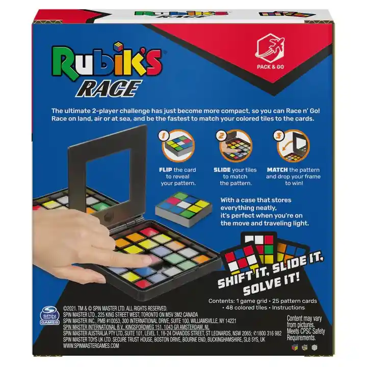 Juego De Mesa Rubiks Rubik’s Race Pack Go Cubo Rubik