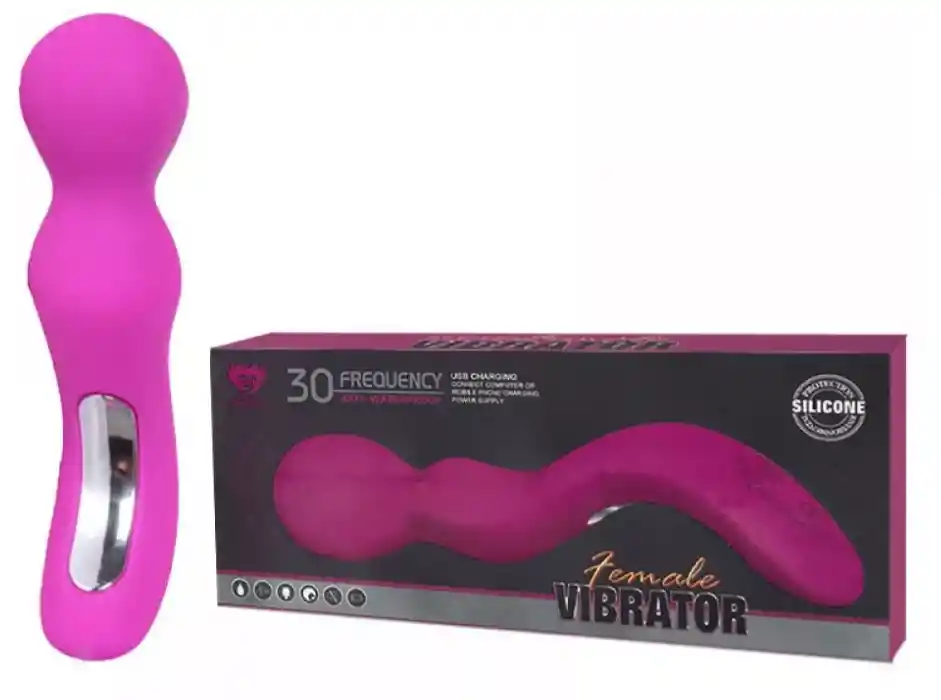 Vibrador Masajeador Íntimo (varita Magica) 30 Modos De Vibración