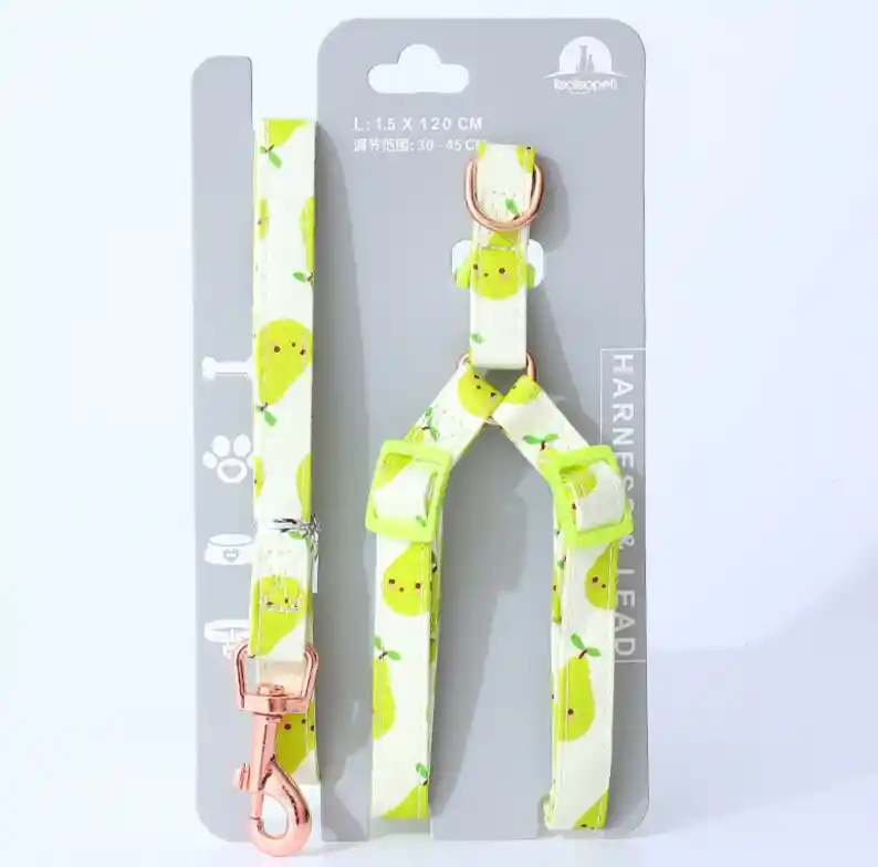 Arnés Y Traílla Sweet Fruits Talla S Modelos Surtidos