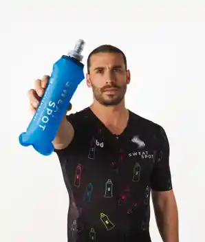 Termo Plegable Silicona 500 Azul- Softflask