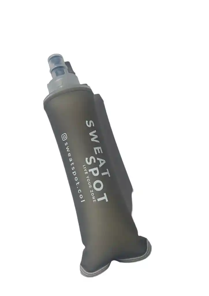 Termo Plegable Silicona 250 Con Correa Negro