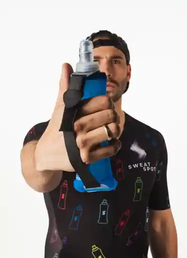 Termo Plegable Silicona 250 Con Correa Negro