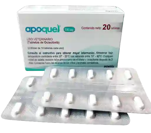 Apoquel 3,6 Mg Caja X 20 Tabletas