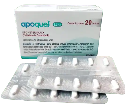 Apoquel 3,6 Mg Caja X 20 Tabletas