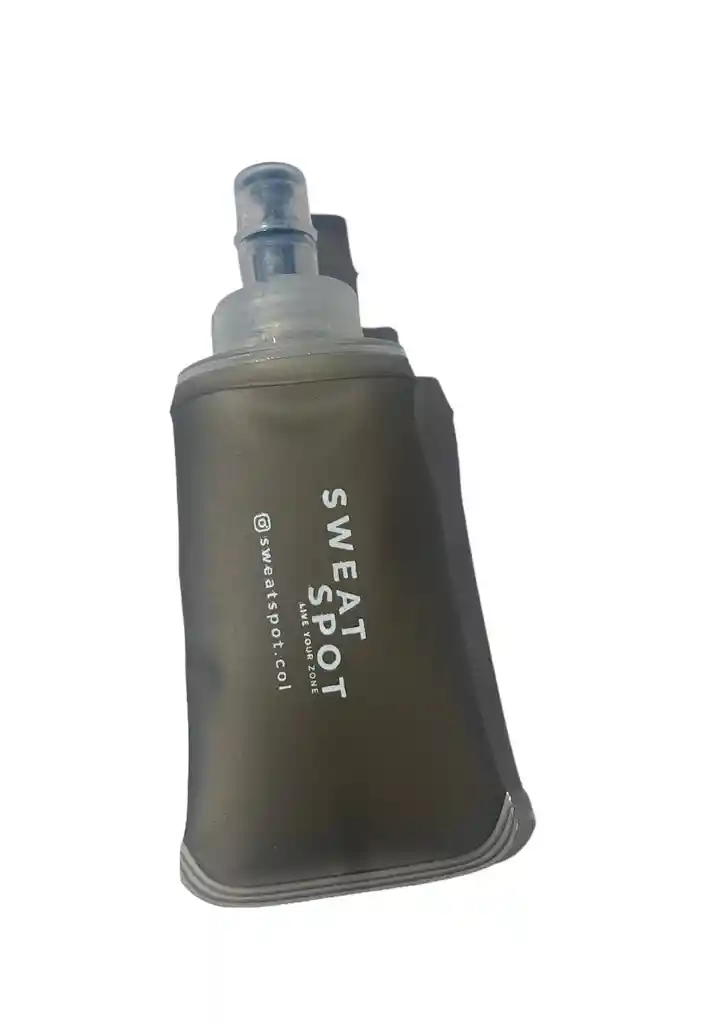 Termo Plegable Silicona 150 Negro- Softflask