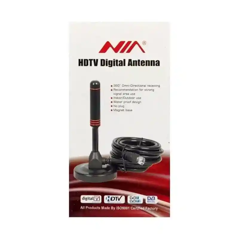 Antena Tdt Tv Digital 5 Metros Señal Potente Hd Televisor