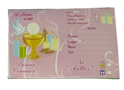 Tarjetas De Invitacion Primera Comunion X 12 Und
