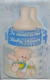 Tarjetas De Invitacion Baby Shower Niño X 12 Und