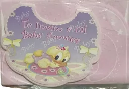 Tarjetas De Invitacion Baby Shower Niña X 12 Und