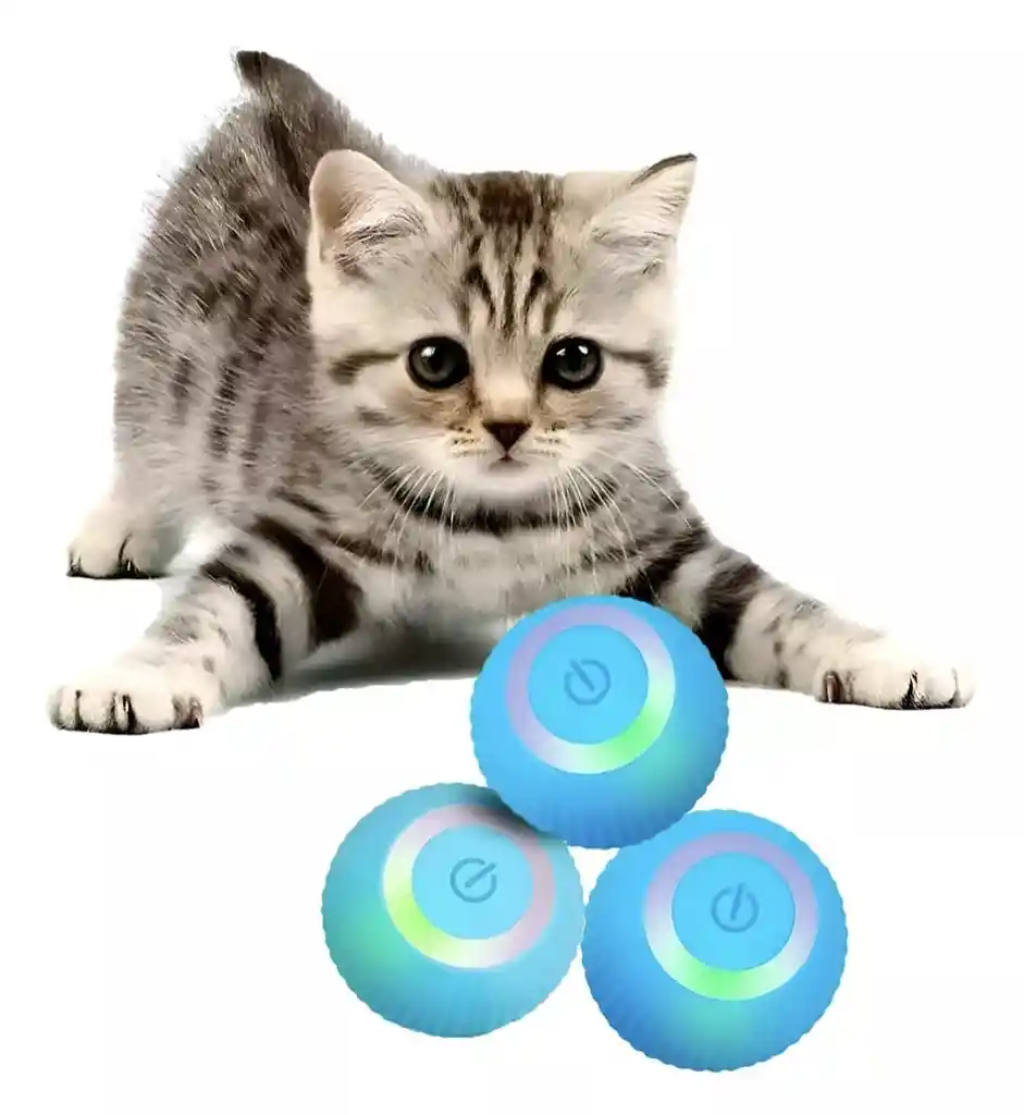 Pelota Interactiva, Giratoria, Recargable, Para Mascotas, Perros, Gatos, Usb