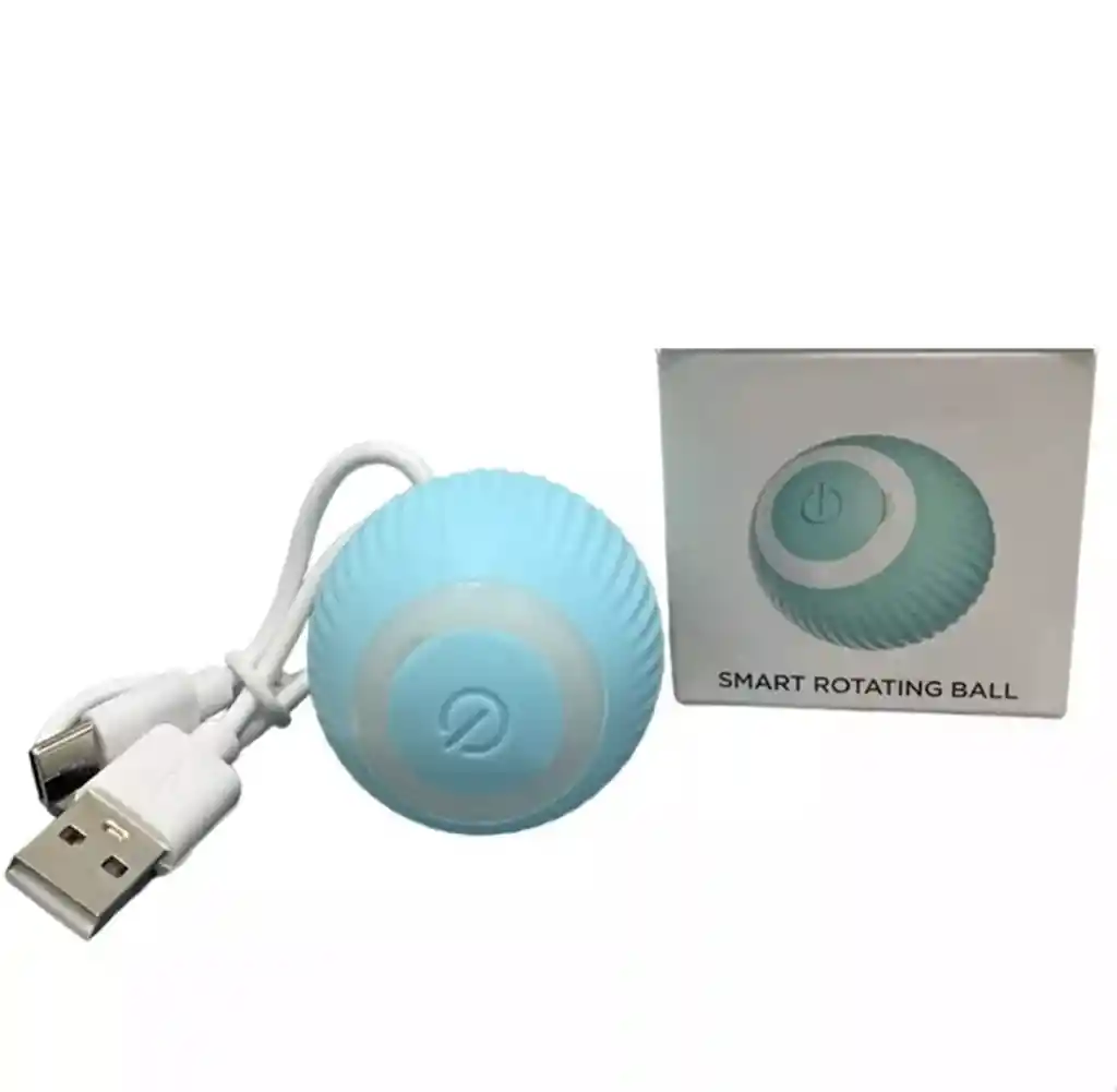 Pelota Interactiva, Giratoria, Recargable, Para Mascotas, Perros, Gatos, Usb